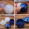 Round Mushroom Jar Casting Silicone Mold with Lid DIY Jewelry Storage Box Making Supplies For Home Office Accessories