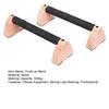 2Pcs Wooden Push-Up Bar Stand Ergonomic Anti-slip Grip Home Gym Floor Workout Strength Training Push-up Parallettes Bar Fitness Handle