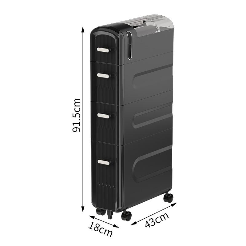 

Многоуровневый органайзер для ванной комнаты, шкафчик с ящиками, узкая угловая полка для туалета, полка для хранения в щелях ванной комнаты