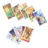 Wheel of Year Tarot Cards Hologram Paper Divination Playing Cards Entertainment Board Game