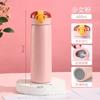 Kids Thermos Mug With Straw Stainless Steel Cartoon Vacuum Flasks Children Thermal Water Bottle Tumbler Insulated Cups Drinkware