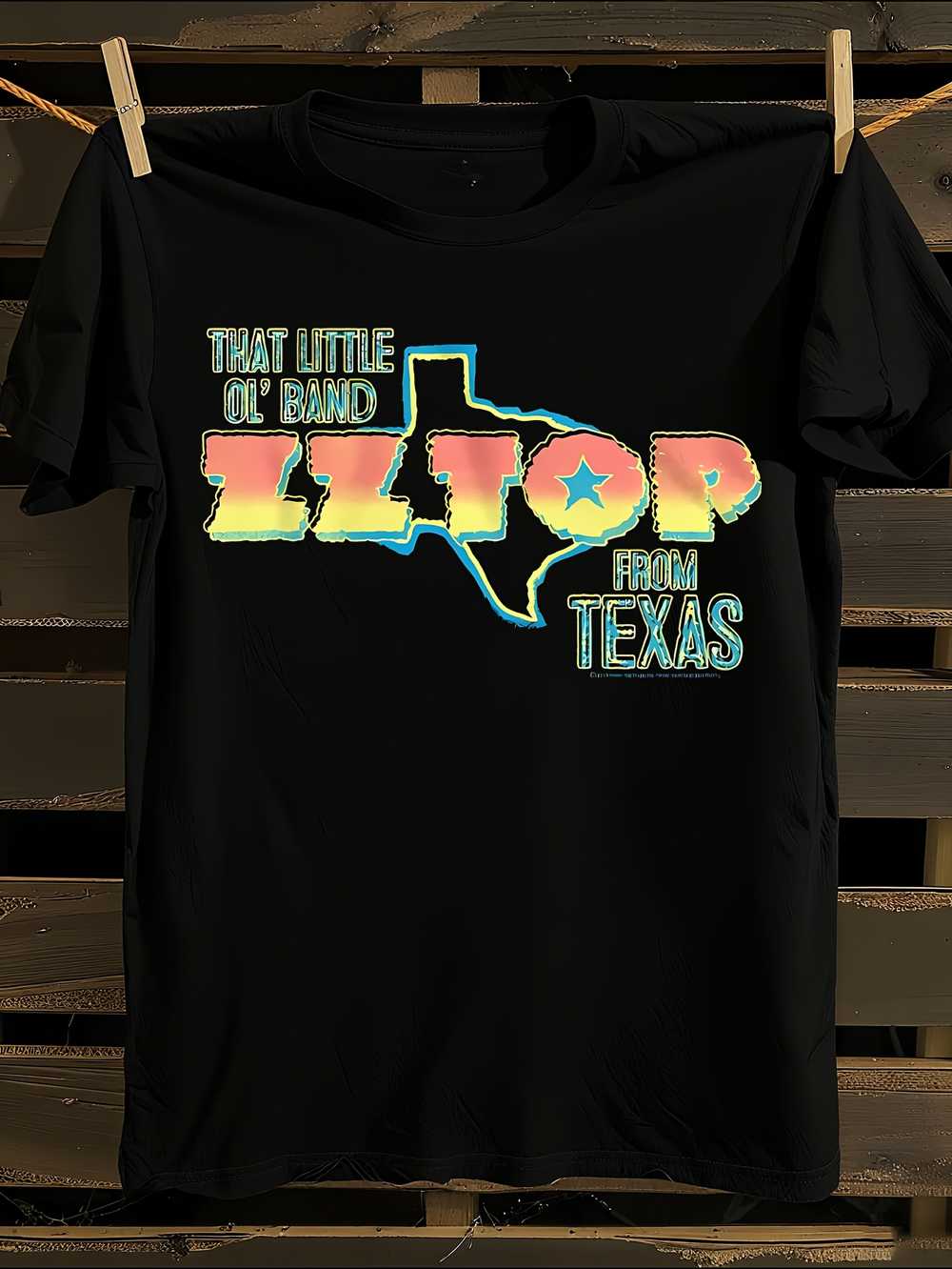 ZZ Top Texas Band Logo T-Shirt XXXL