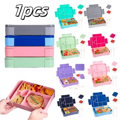 1 τεμ. Μεγάλης Χωρητικότητας Μπέντο Κουτί Φαγητού Χωρητικότητα Φούρνος Μικροκυμάτων Μπέντο Κουτί Στεγανοποίηση Αεροστεγές Φορητό Διαιρούμενο Δοχείο Φαγητού Διατήρησης Φρεσκάδας