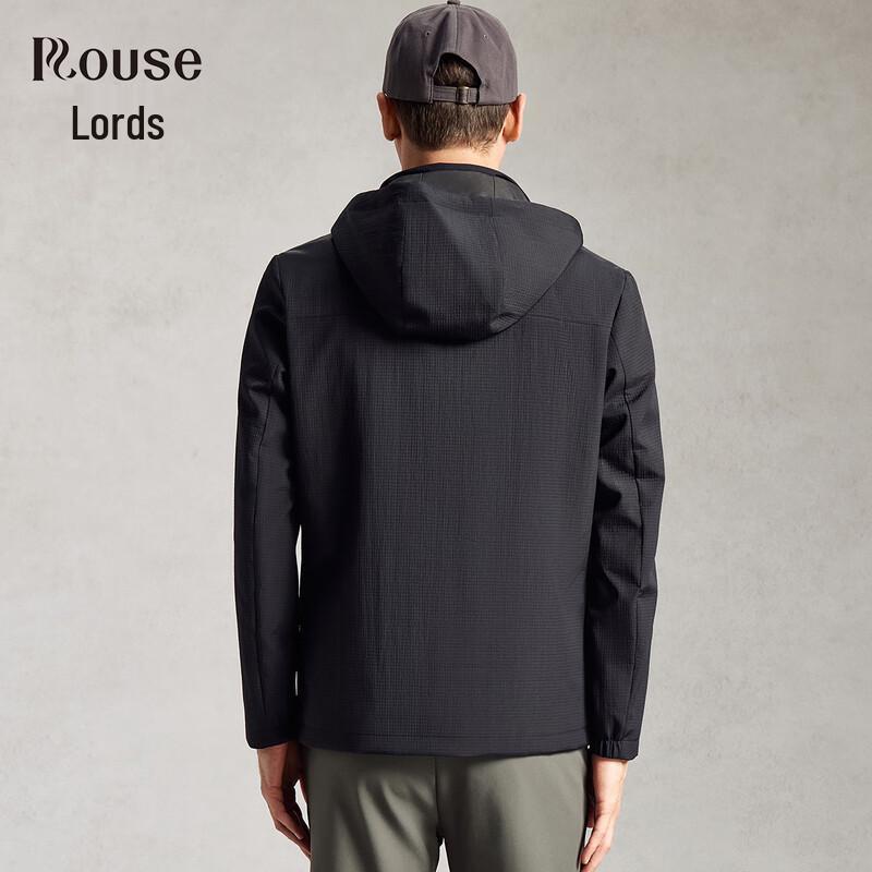 Luozhi Men's Lightweight Outdoor Windbreaker Hooded Jacket