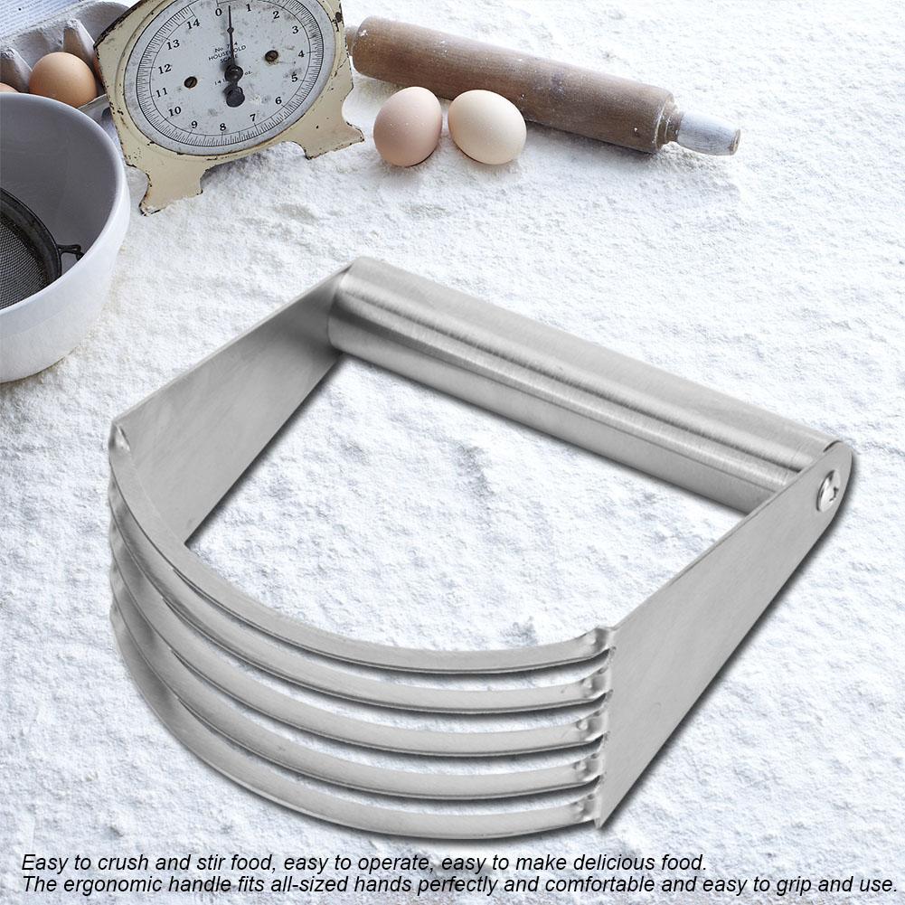 Batidora de Repostería de Acero Inoxidable Mezclador de Masa Harina Cortador Herramientas para Hornear Cocina Casera
