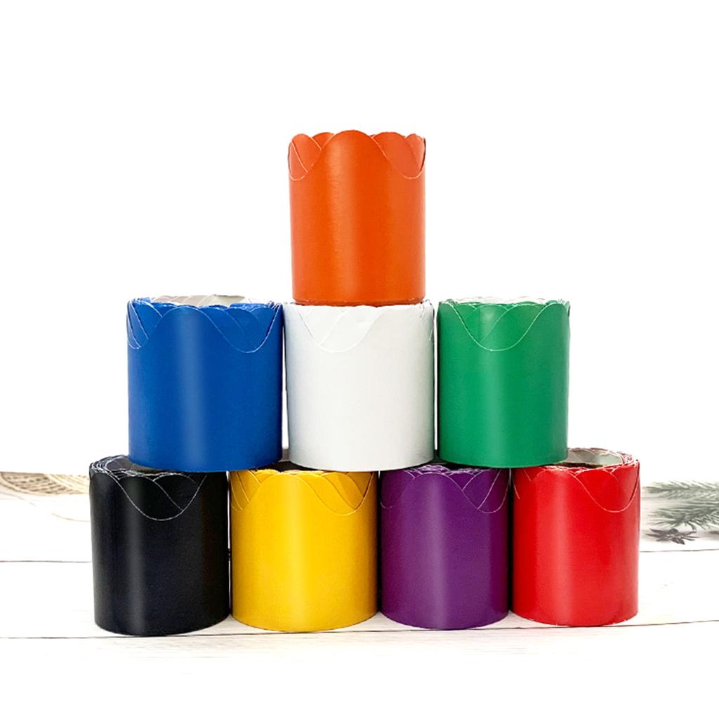 Durable Paper Border Trim Colorful Scalloped Border Trim Classroom Decoration