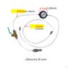 Auto Air Shocks Absorber Test Tool Hose Line with Switch, Pressure Leak Detection Quick Connect