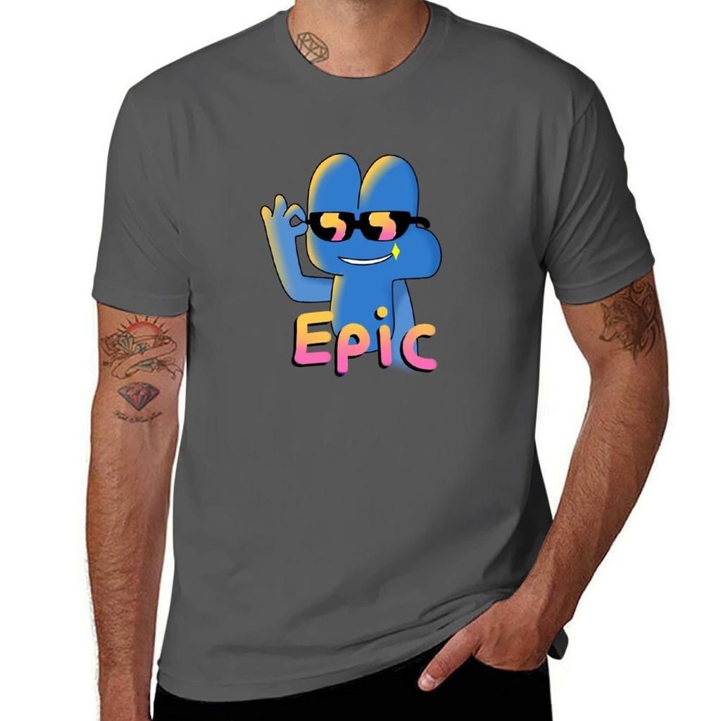 BFB Four mit Sonnenbrille T-Shirt Lässig Einfaches Design Kurzarmshirt