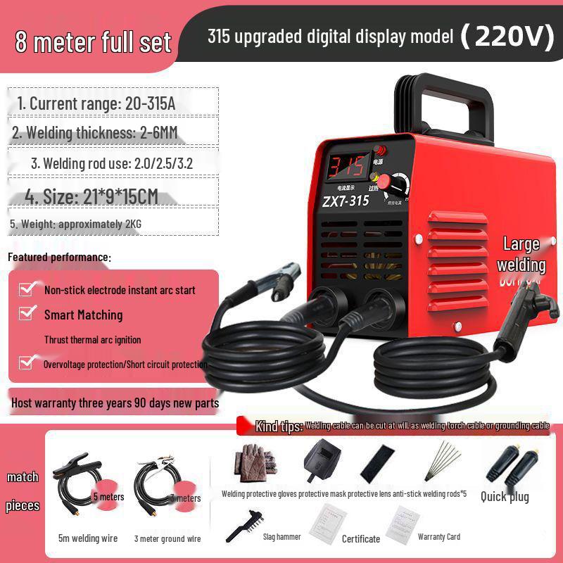 Da Han Dual-Use 220V/380V Portable Inverter Electric Welder