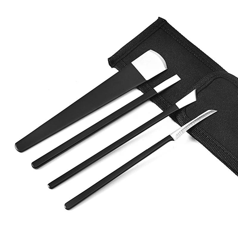 Pediküre-Messer-Set mit Hornhaut-Nagel-Trimmwerkzeugen zum Entfernen abgestorbener Hautschaber, Heimreparatur, Fußnagel-Rillenartefakte