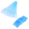 100pcs Cosmetic Spatula Plastic Disposable Hair Removal Cream Tattoo Repair Cream Spatula Blue