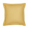 Essential Pillowcase - 63 X 63+5 Cm - 100% Plain Cotton - Ochre