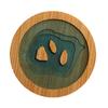 Podložka z epoxidové pryskyřice Krajina Průhledný držák bambusové izolace Coaster Cup Mat