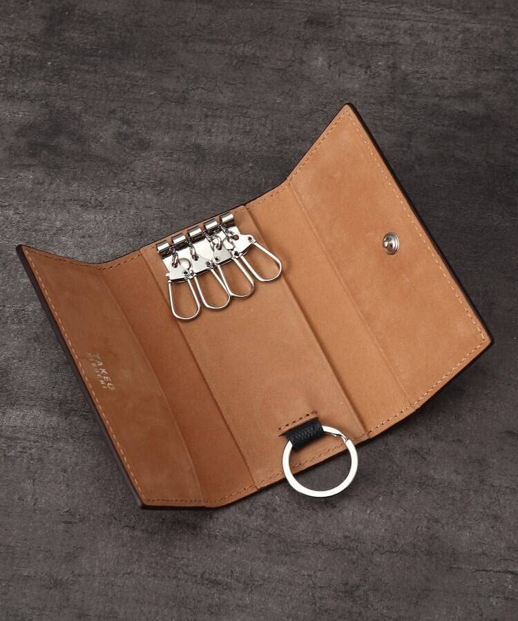 Mini Mesh Key Case Key Case Standard Gift Moss Green 00 [Takeo Kikuchi] [Men's Present] (524)