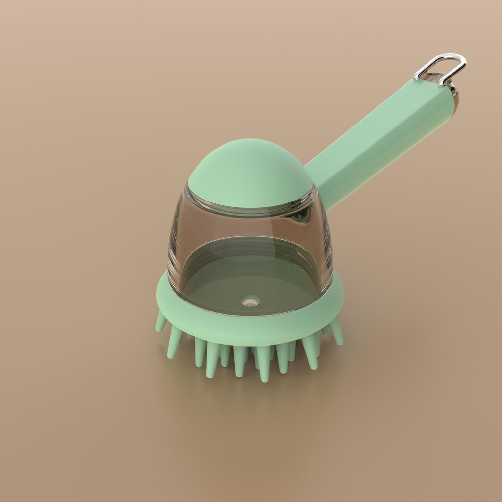Pet Bath Brush Dog Bath Brush Easy Foaming Cat Comb Multi-Function Cat Grooming Brush Pet Cleaning Bathing Multi-Function Brush