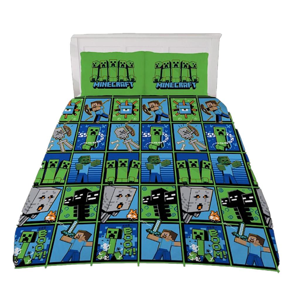 Minecraft All-Over Print Double Duvet Set