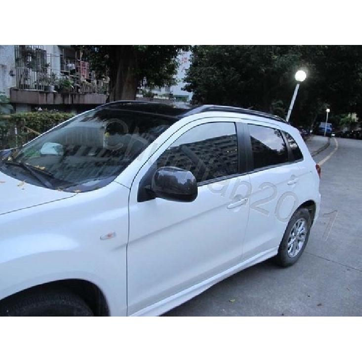 Side Mirror Cover Trim for 2007-2012 Mitsubishi Outlander Carbon Fiber Look