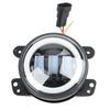 2/1 Stück Helle 6000K 10-30V Auto-Nebelscheinwerfer 4 Zoll 3,5 Zoll LED-Nebelscheinwerfer Ring Weiß Gelber Ring Für Offroad-Fahrzeug Scheinwerfer