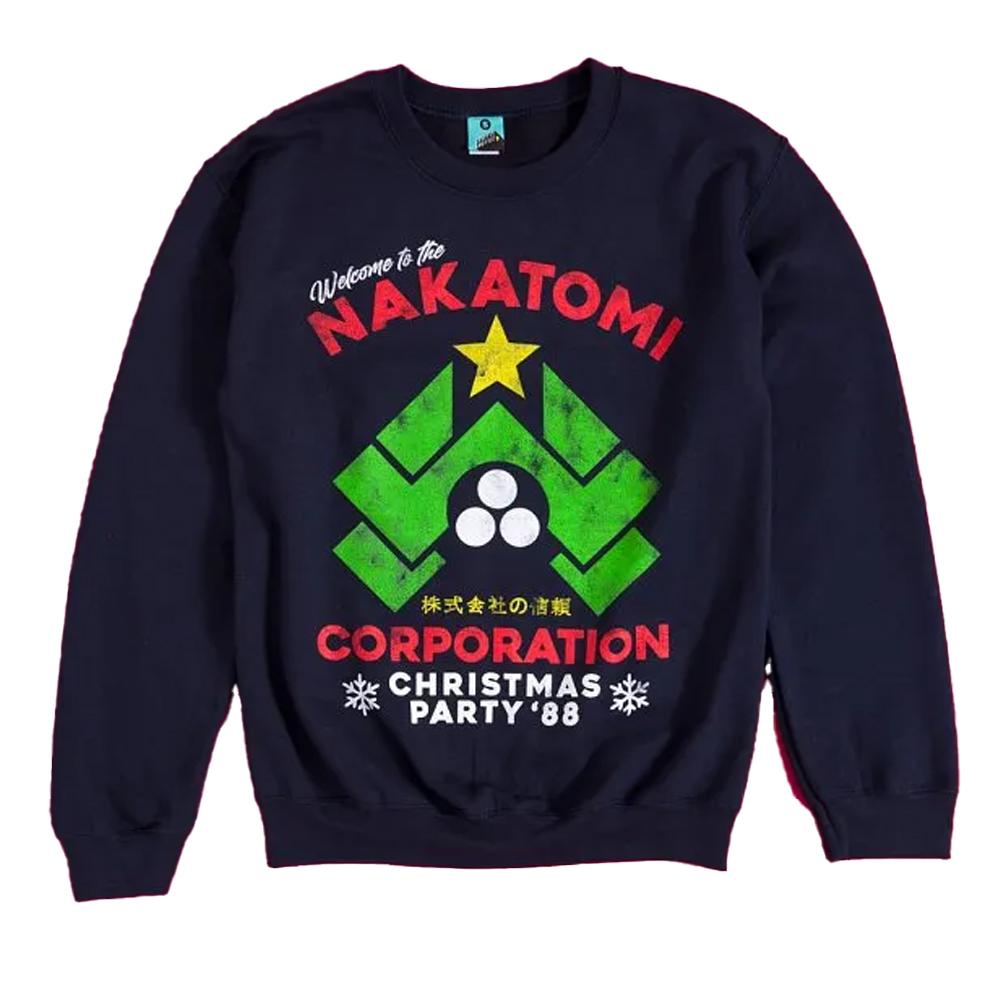 Die Hard Unisex Adult Nakatomi Corparation Christmas Sweatshirt