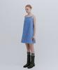 MAIS Mini Check Halterneck Dress / Blue
