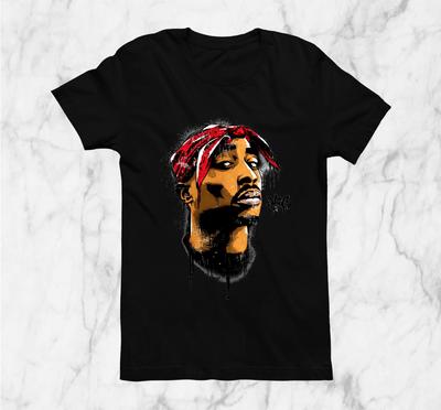 Tupac Shakur2pac West Coast Rap Iconic Tshirt 2026 Summer New Unisex Unisex Fashion Casual Cotton Tshirt Street Wear Y2k