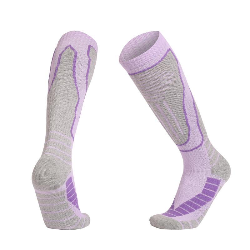 New Warm and Non-slip Professional Ladies Ski Socks Outdoor Sports Towel Bottom Thickened High-tube Sports Hiking Socks