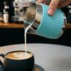 304 Stainless Steel Milk Frothing Pitcher Anti‑scald Latte Art Milk Frother Jug  Kitchen