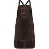 Welding apron, leather, size L, brown