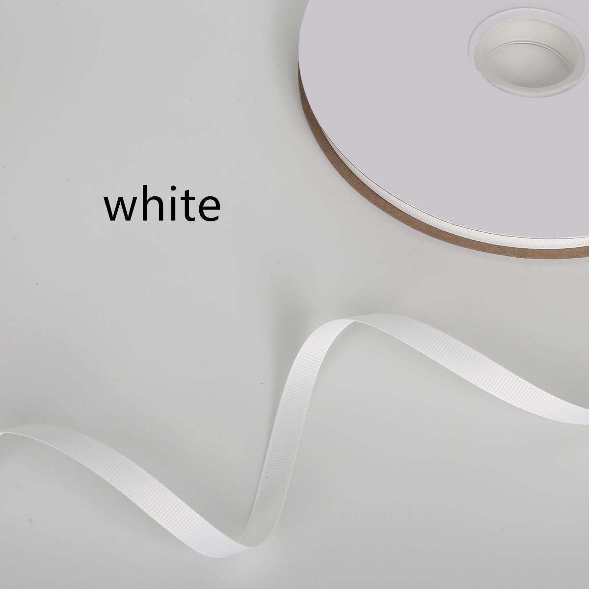 

Корсажная лента для декора и заворачивания подарков на Рождество 7MM белый