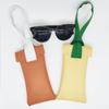 PVC Leather Sunglasses Letters Travel Portable Hanging Glasses Pouch Personalized Fashion Cosmetic Bags Glasses accessories
