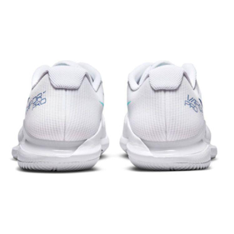 NikeCourt Air Zoom Vapor Pro White Light Bone Deep Royal Blue Dynamic Turquoise For Men CZ0220-141