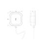 TOPGNSS AN608 high precision  GNSS antenna,RTK GPS antenna,UAV-UGV High precision gain For ZED-F9P   RTK antenna BEIDOU,SMA-J