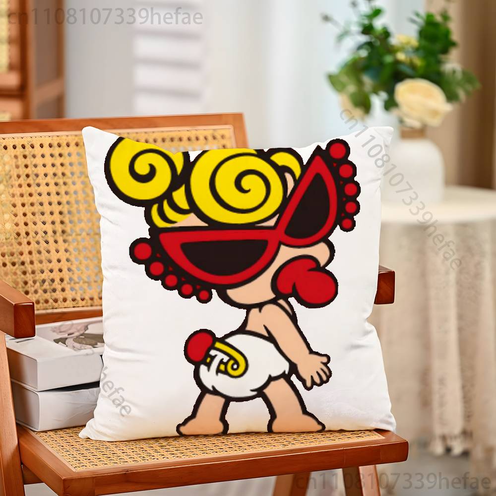 

HHysteric Cute MMini Pillow Cases for Bedroom Living Room Sofa Home Decor Polyester Cushion Cover with Zipper 30x30cm