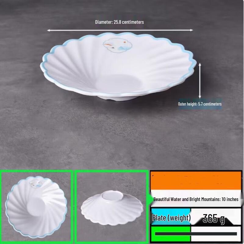 Taisun Japansk Stil Keramiska Oregelbundna Djupa Middagstallrikar, 10-tum (Set om 2)