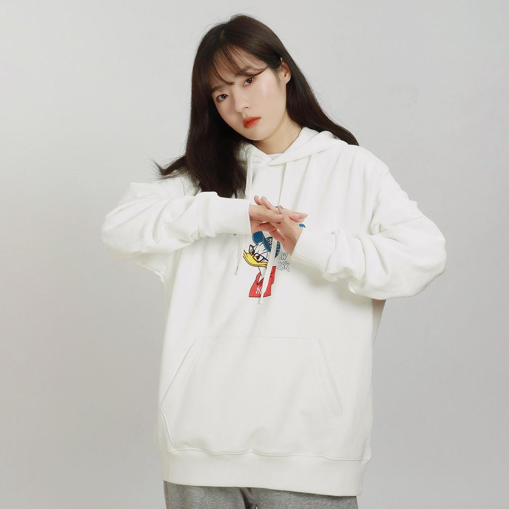 MLB x Disney Sweatshirt Unisex Ivory White 3AHDD1014-50IVS