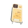 Cute Bear Lanyard Soft Shell Suitable for IPhone16pro Mobile Phone Case Apple 15 Protective Case 14 Card Bag Anti Fall