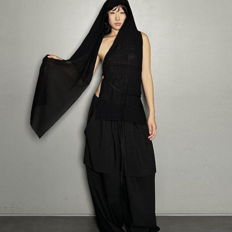 

AMU SS25 AMU Унисекс. Универсальный топ-шарф #ЧЕРНЫЙ BLACK