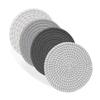 4Pcs Round Shape Trivets for Hot Dishes 18-33cm Braided Design Woven Pot Holders Cotton Thread Washable Table Placemats Set