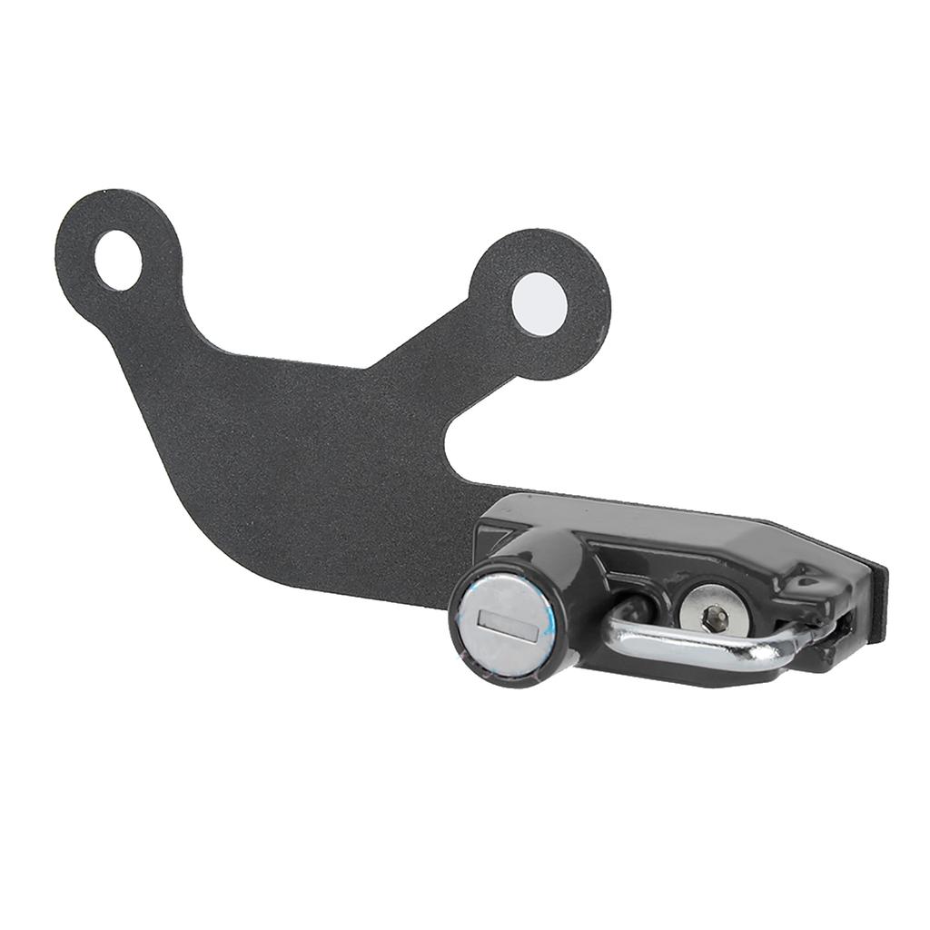Motorcycle Anti Theft Helmet Lock Left Side Fits for Kawasaki Ninja 650 Z 650(Black )