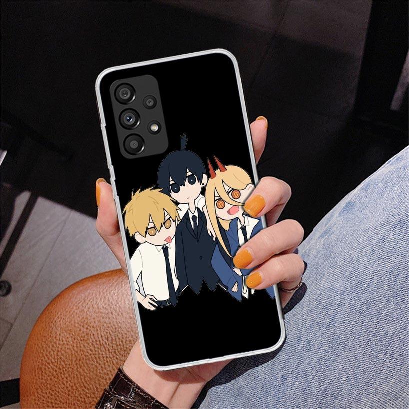 Chainsaw Cartoon Phone Case For Samsung Galaxy A17 A16 A15 A14 A13 A57 A56 A55 A54 A53 A37 A36 A35 A34 A33 A26 A25 A24 A23 Galax