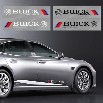 2ks Auto 3D Samolepky Auto Boční Karoserie Sportovní Samolepky Nálepky Auto Příslušenství Pro Encore Regal Lacrosse Enclave Avenir Cascada GL8 Envision Anthem