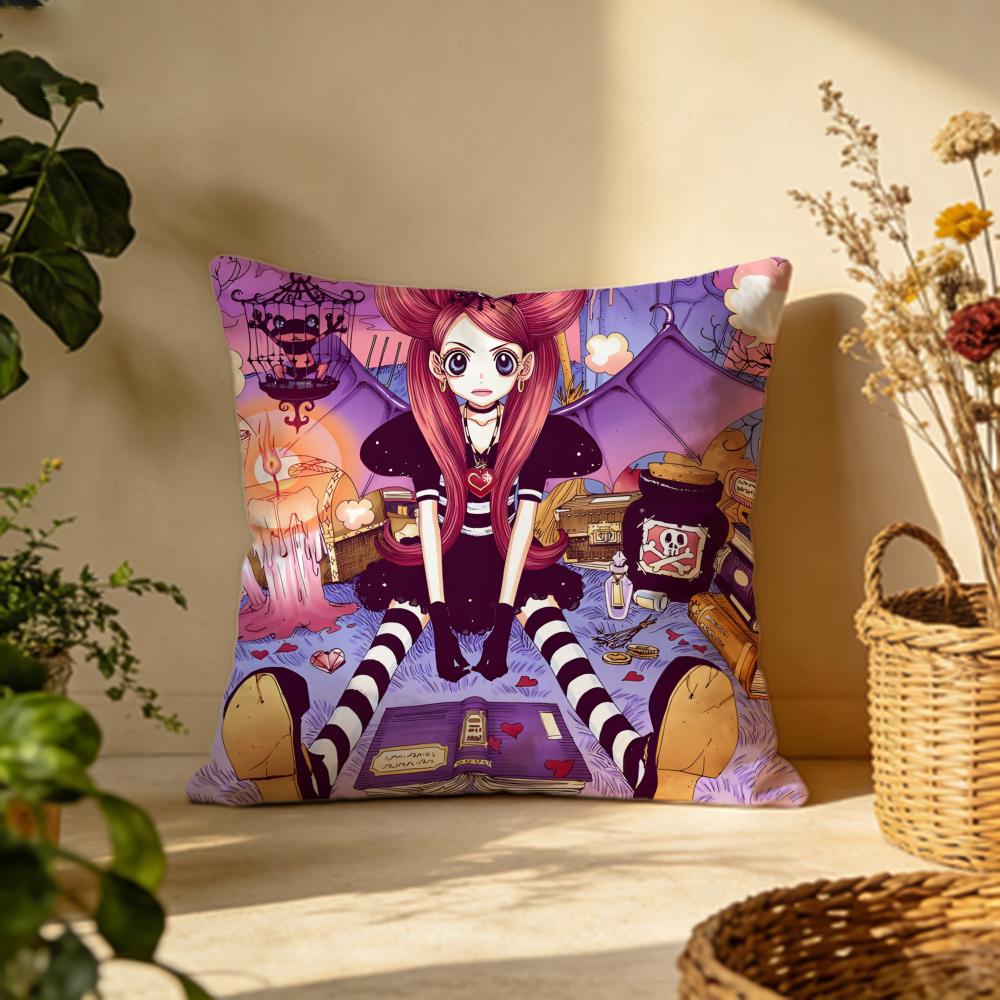Popular Ssugar Sugar Runeing Cushion Cover Versatile DoubleSided Pillow Case Fit for Sofa Bed Car Daily Decor