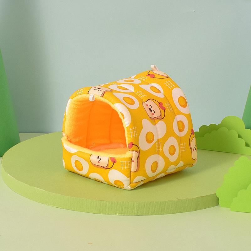 

1 шт. спальный мешок для маленьких животных, зимние клетки, подушка, мягкий домик для хомяков, милая бархатная клетка, пещера для домашних животных, доступны несколько вариантов S