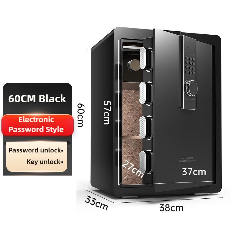 Anti-theft Alarm Digital Safe Deposit Box Small Home Office Safe Box All Steel Bedside Cabinet File Storage Rack