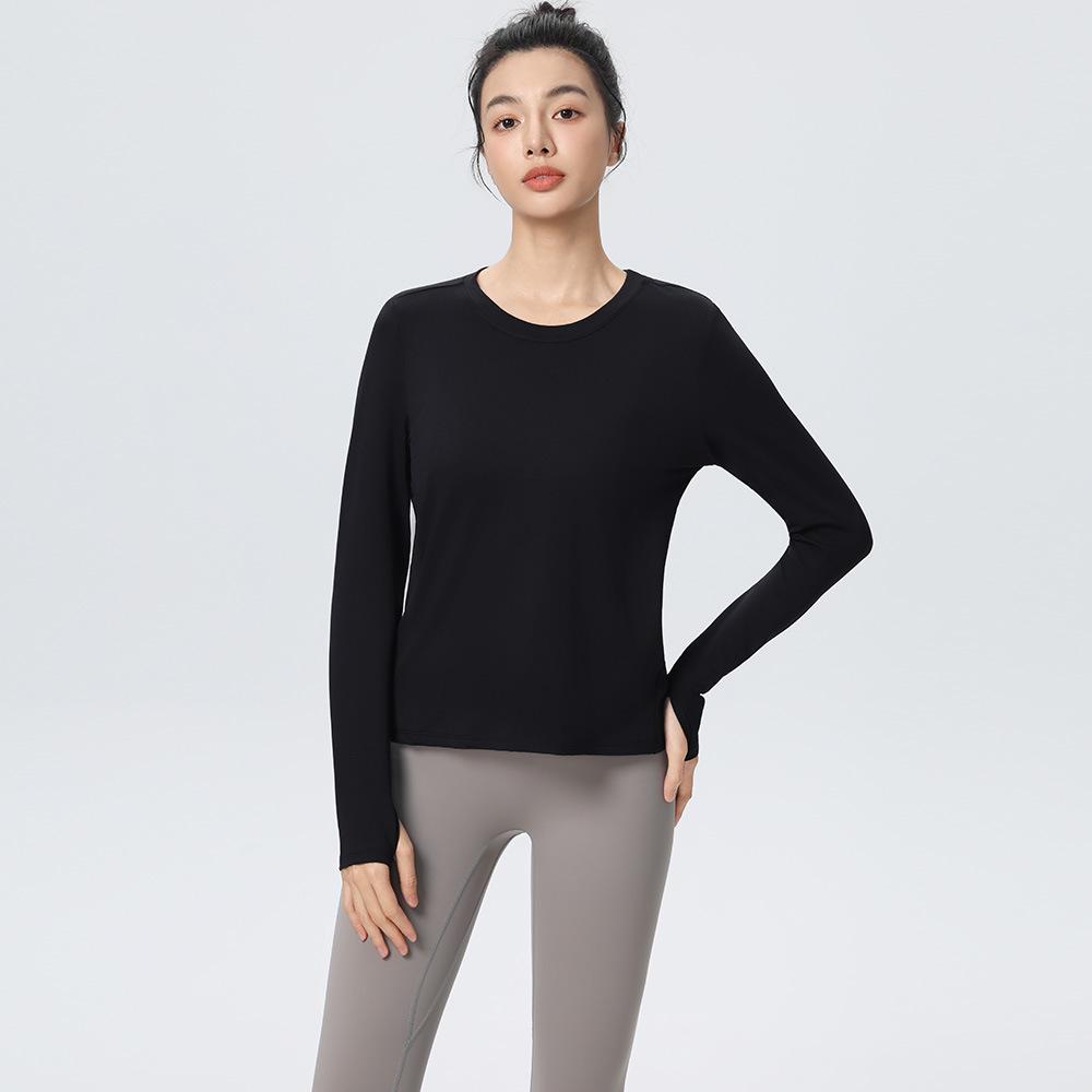 Women's Long Sleeve Yoga Top - Slimming, Quick-Dry, Breathable, Professional Fitness Running Sportswear
