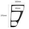 For 2014- Infiniti Q50 Q60 Real Carbon Fiber Car Gear Shift Panel Cover Trim