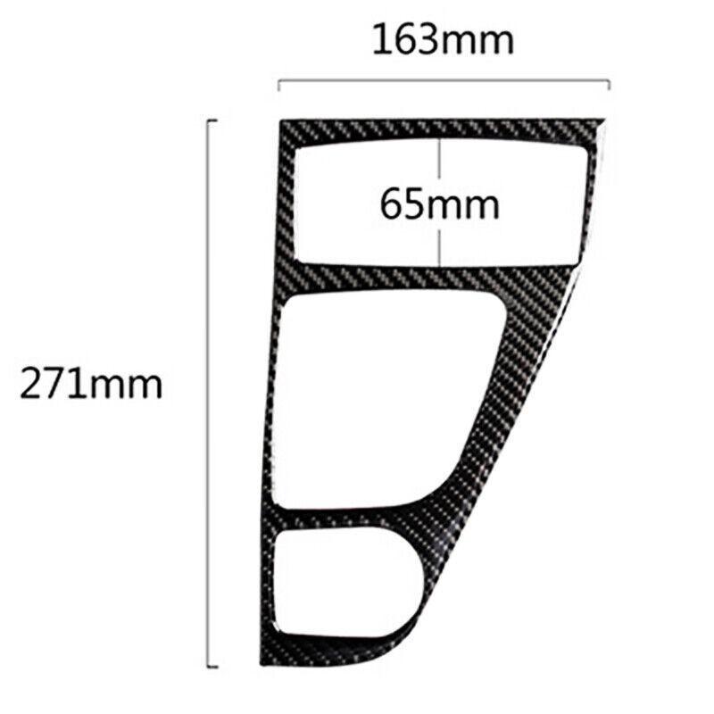 For 2014- Infiniti Q50 Q60 Real Carbon Fiber Car Gear Shift Panel Cover Trim