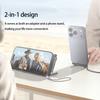 240W PD Fast Charge Type-C Cable with Built-in Foldable Phone Stand, Portable Charger Holder for Gaming & Streaming