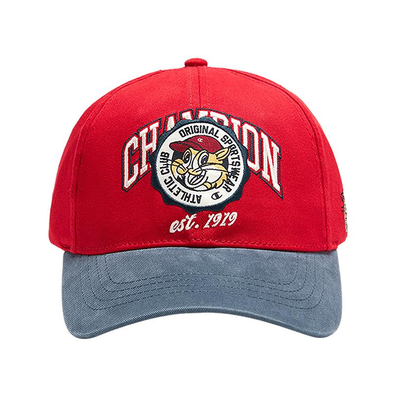 Champion Unisex Contrast Color Embroidered Baseball Cap One Size