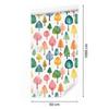 Flowers and Leaves Wallpaper White and Cream for Living Room and Bedroom 50x1000